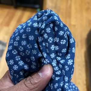 Blue stylish Pocket Square Sz OS